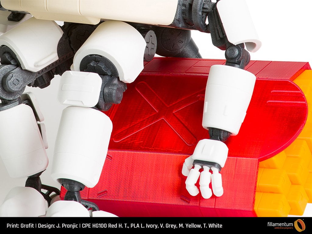 PLA Extrafill Traffic White - Fillamentum - Image 4