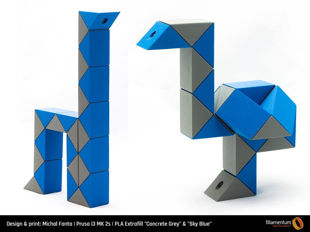 PLA Extrafill Concrete Grey - Fillamentum - Image 4