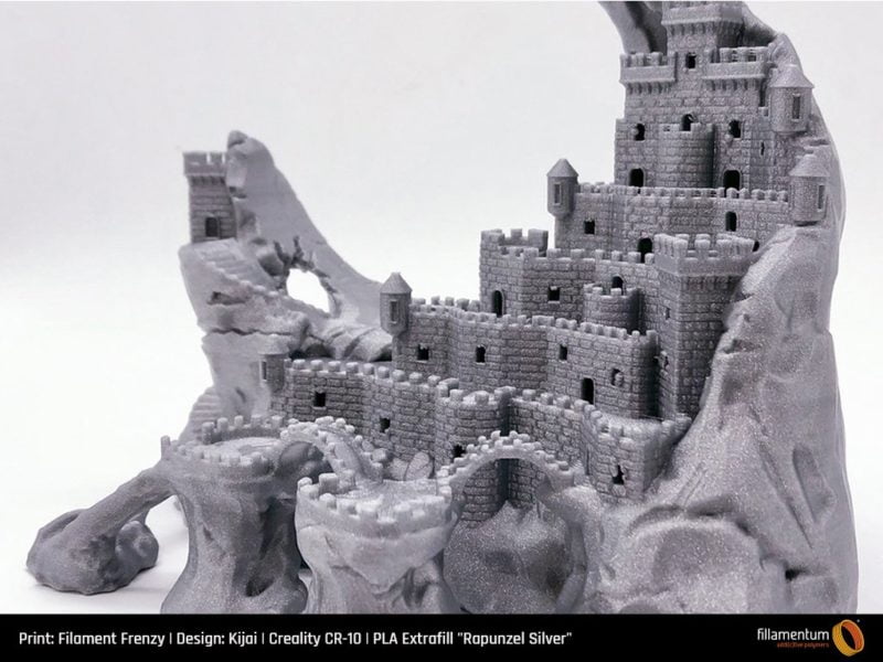 PLA Extrafill Rapunzel Silver - Fillamentum - Image 8