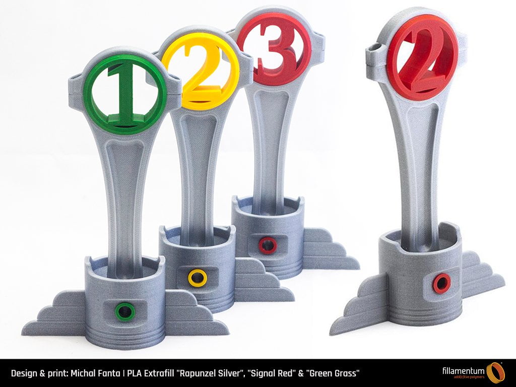 PLA Extrafill Rapunzel Silver - Fillamentum - Image 3