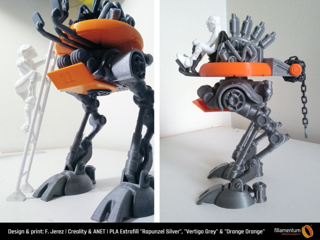 PLA Extrafill Orange Orange - Fillamentum - Image 4