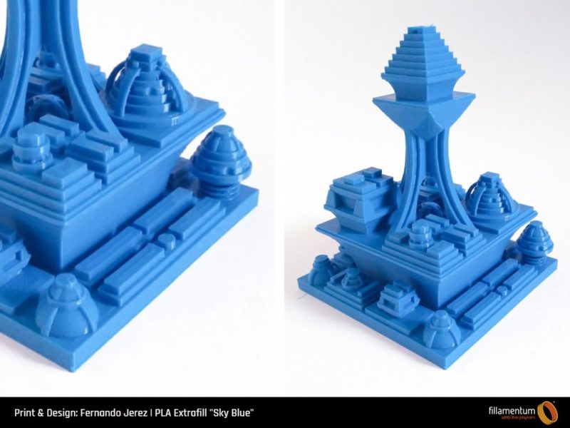PLA Extrafill Sky Blue - Fillamentum - Image 6