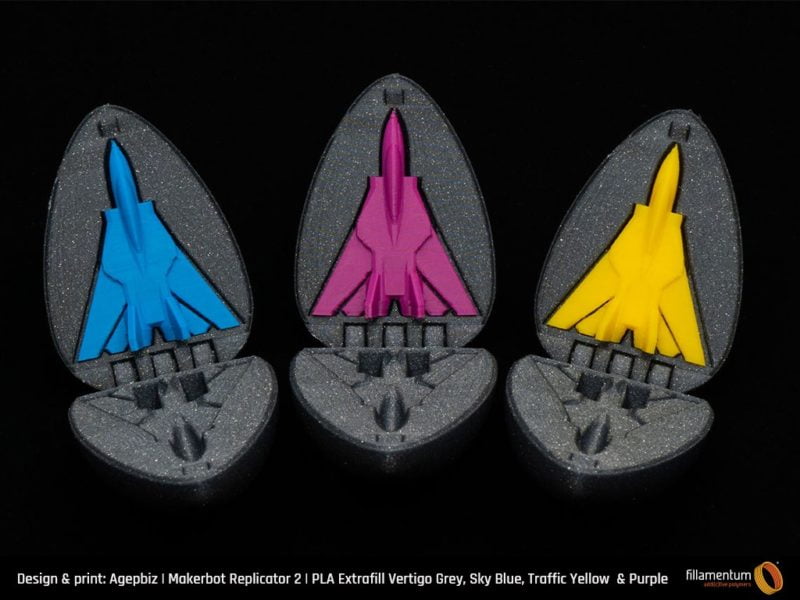 PLA Extrafill Traffic Purple - Fillamentum - Image 2