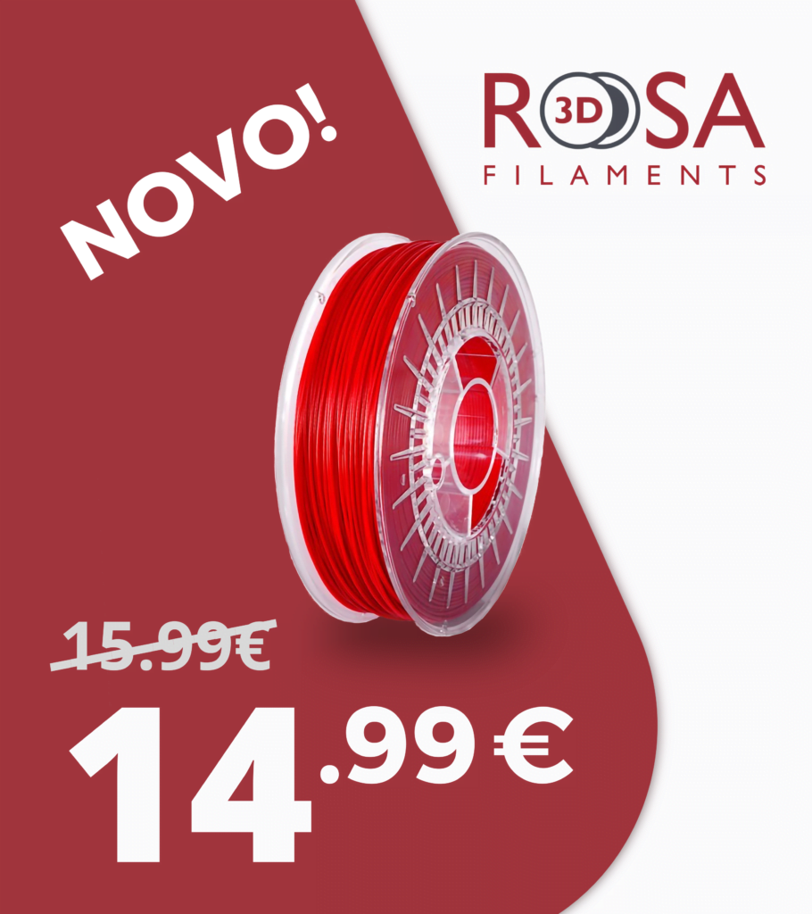 Promocao de lançamento - Filamento 3d Rosa