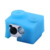 Isolamento de silicone Azul para Heat Block V6 Clone Alumínio 20X12X16 ( Heatblock bloco de aquecimento compatível com E3D V6 clone e não com o original ) - AIMSOAR