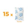 150g Lote 15 x 10g Sacos Silica Gel de Poros Estreitos Dessecante Absorvente Premium Desumidificador Humidade - OEM