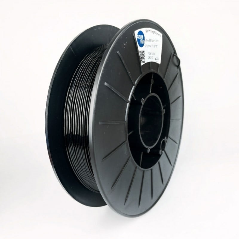 TPU 50g (Amostra) Flexible Filament Hardness 98A Black - Azurefilm - Image 2
