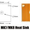 Heat Sink MK7/MK8 Dissipador para Motor Preto ( Extruder Heatsink ) - AIMSOAR - Image 10