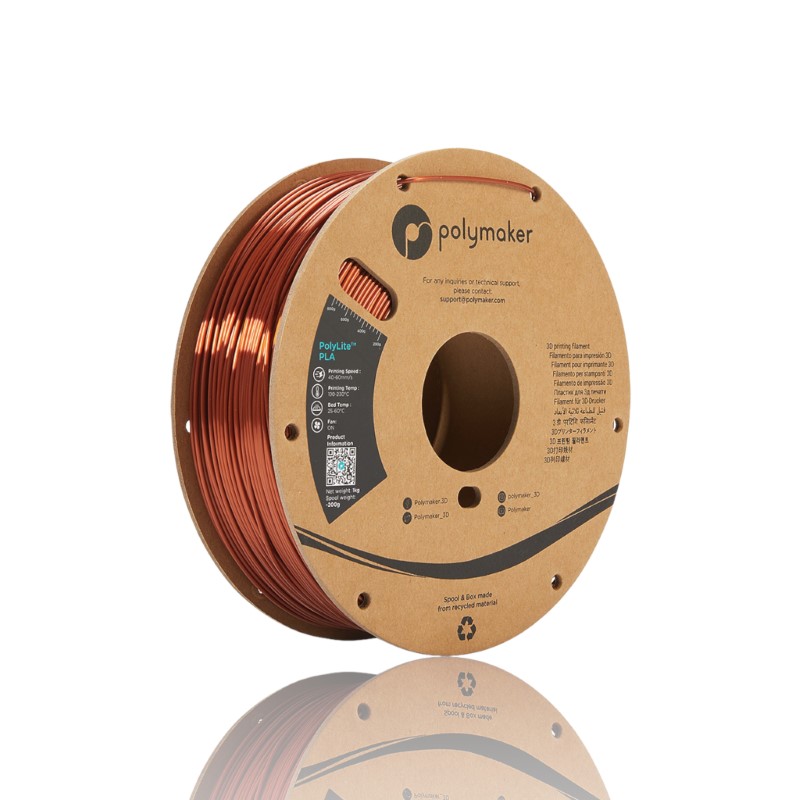 PLA PolyLite™ Silk 1kg Bronze - Polymaker