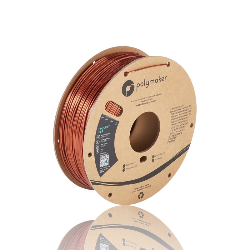 PLA PolyLite™ Silk 1kg Bronze - Polymaker - Image 3