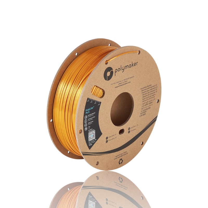 PLA PolyLite™ Silk 1kg Gold - Polymaker - Image 3