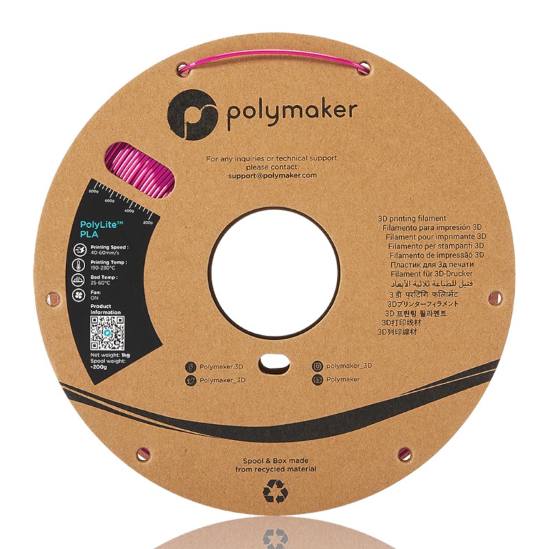 PLA PolyLite™ Silk 1kg Magenta - Polymaker - Image 6