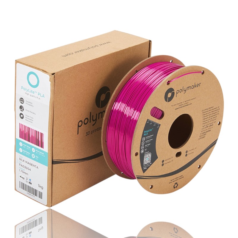 PLA PolyLite™ Silk 1kg Magenta - Polymaker - Image 5