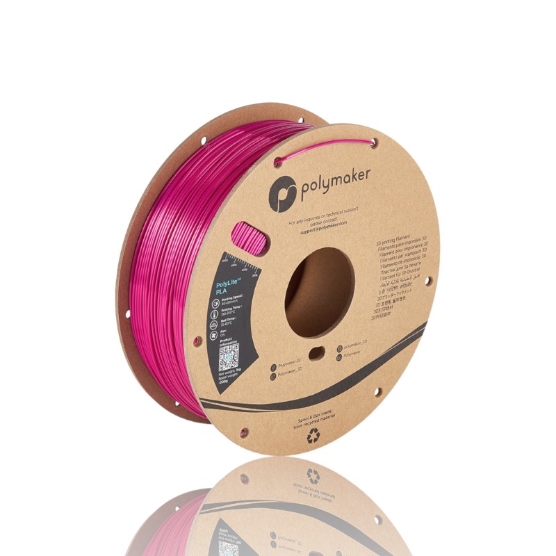 PLA PolyLite™ Silk 1kg Magenta - Polymaker - Image 3
