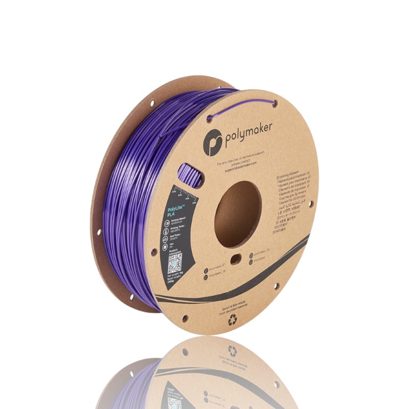 PLA PolyLite™ Silk 1kg Purple - Polymaker