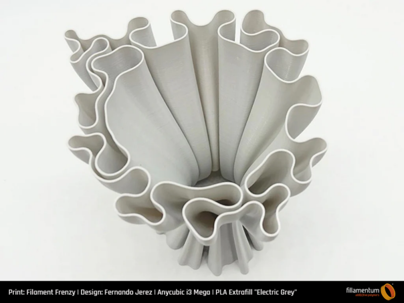 PLA_Extrafill_Electric_Grey_Filament_Frenzy_Wavy_Cups_Collection_4-Portugal-Espana-Evolt-Impressao-3D
