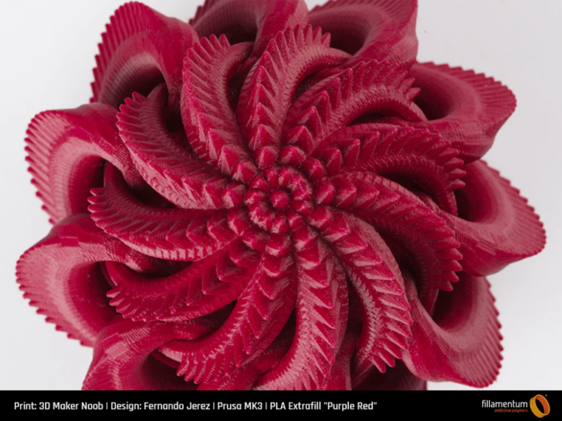PLA_Extrafill_Purple_Red_3D_Maker_Noob_Spores_1-Portugal-Espana-Evolt-Impressao-3D
