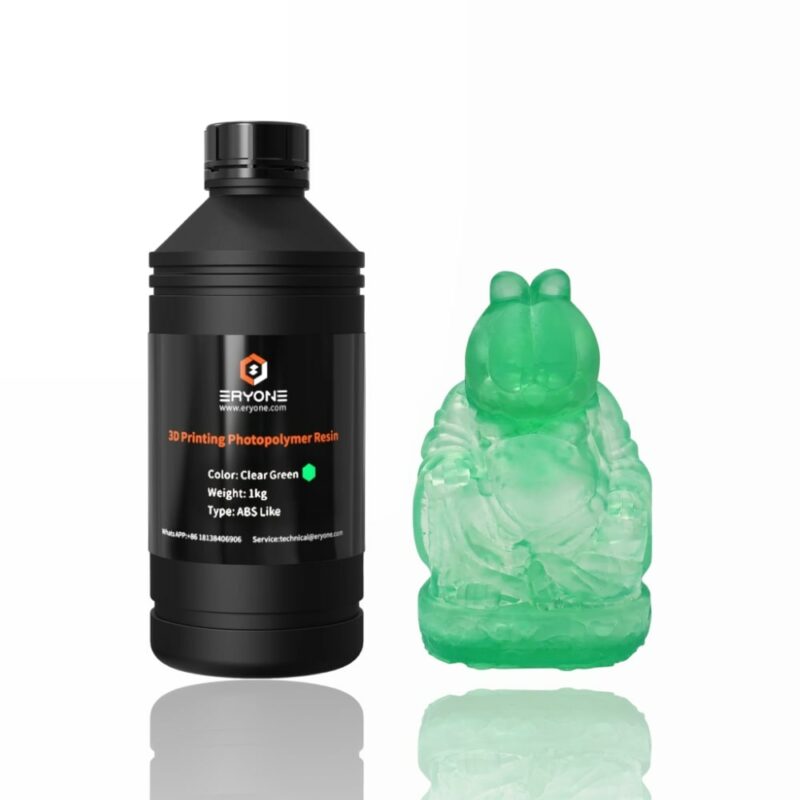 eryone resin abs 1kg evolt portugal espana filamento impressao 3d clear green