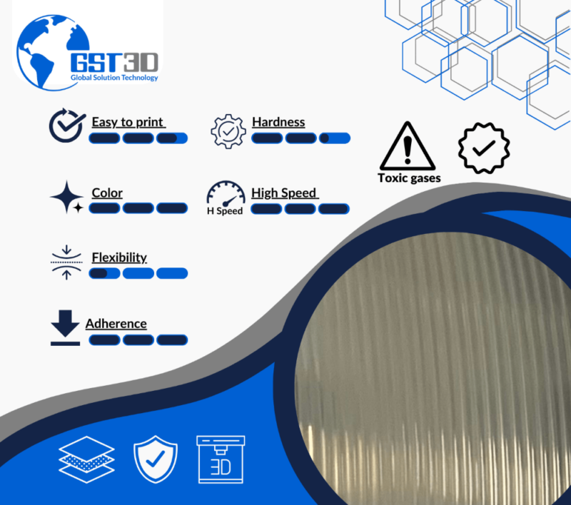 PETG gst3d evolt portugal espana filamento impressao 3d crystal