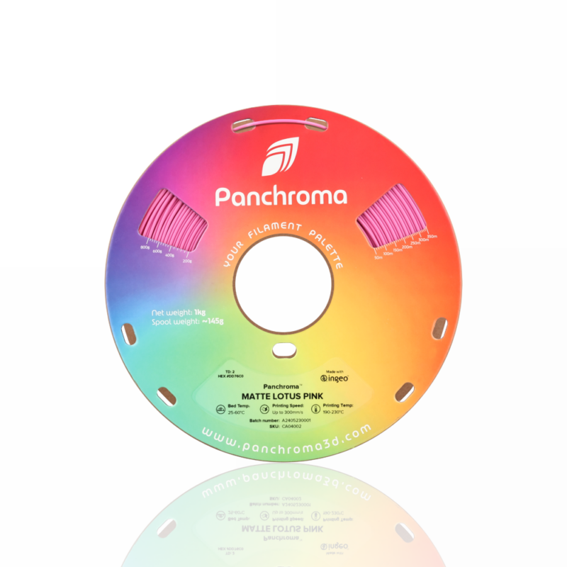 Panchroma™ PLA Matte 1kg Lotus Pink - Polymaker - Image 5