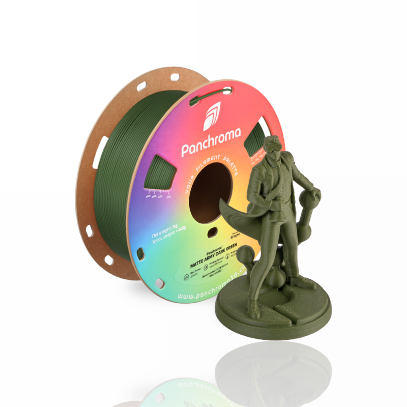 Panchroma™ PLA Matte Army 1Kg Dark Green - Polymaker - Image 3