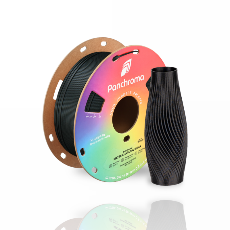 Panchroma™ PLA Matte 1kg Charcoal Black - Polymaker - Image 4