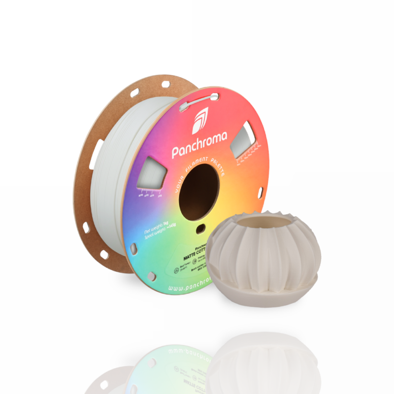 Panchroma™ PLA Matte 1kg Cotton White - Polymaker - Image 2