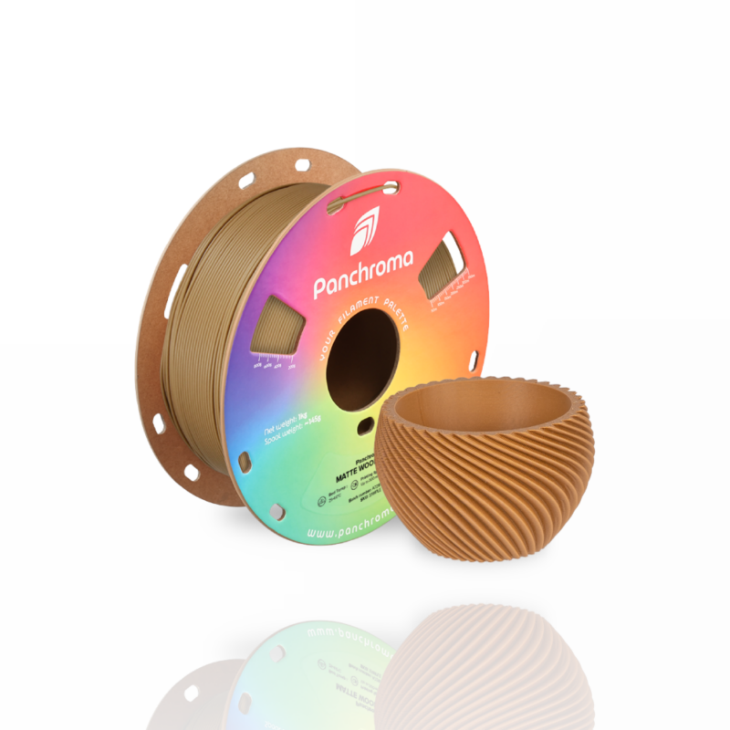 Panchroma™ PLA Matte 1kg Wood Brown - Polymaker - Image 3