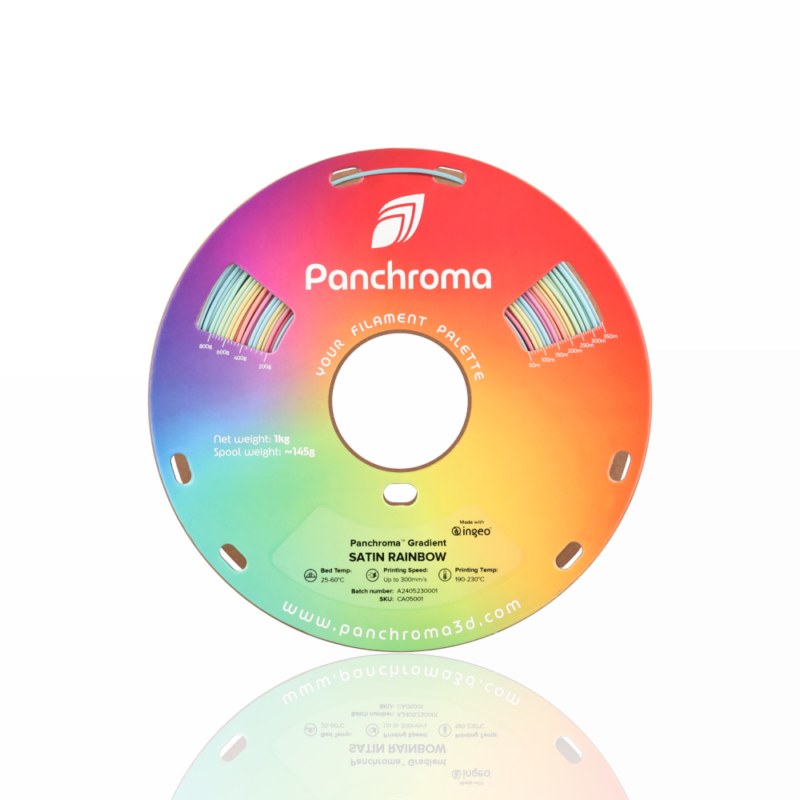 Panchroma™ PLA Gradient Satin 1kg Rainbow - Polymaker - Image 6