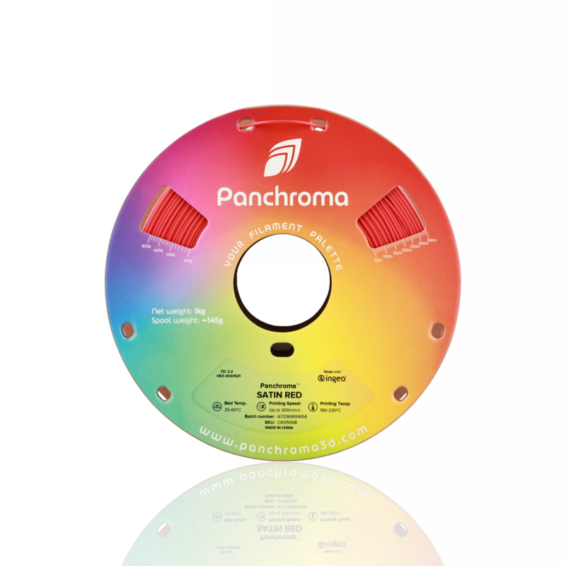 Panchroma™ PLA Satin 1kg Red - Polymaker - Image 4