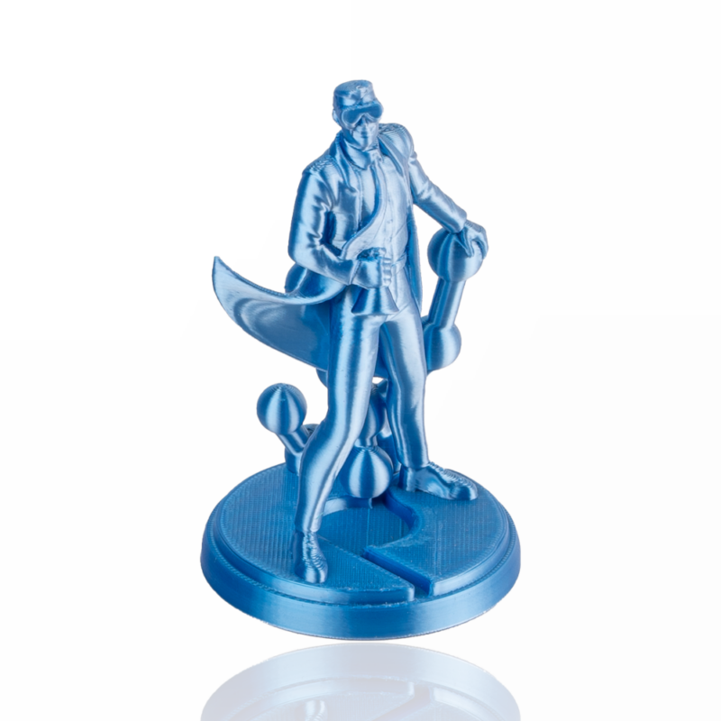 Panchroma™ PLA Dual Silk 1kg Beluga (Silver-Blue) - Polymaker - Image 2