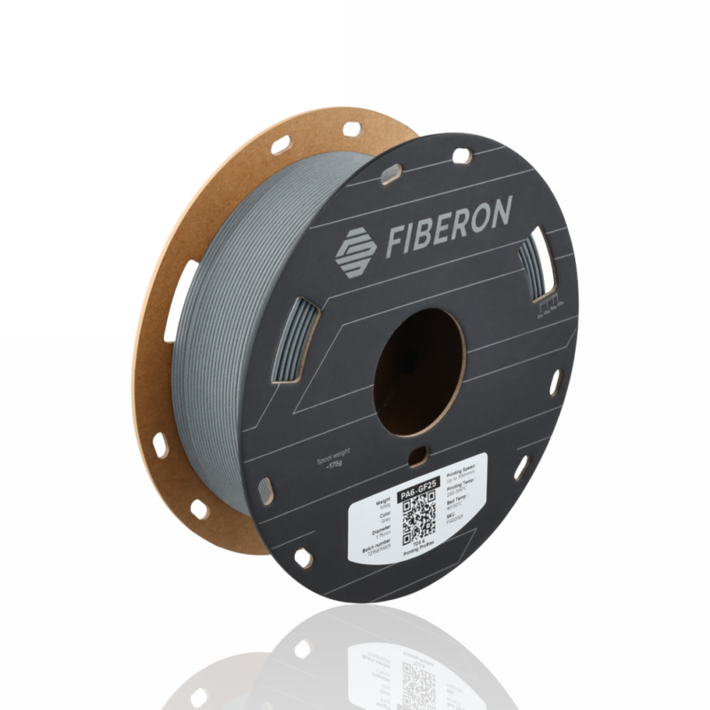 Fiberon™ PA6-GF25 1.75 500g - Grey - Polymaker - Image 4