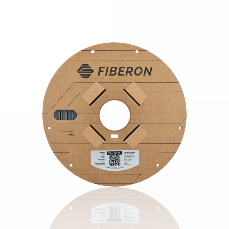 Fiberon™ PA6-GF25 1.75 3kg - Grey - Polymaker - Image 2