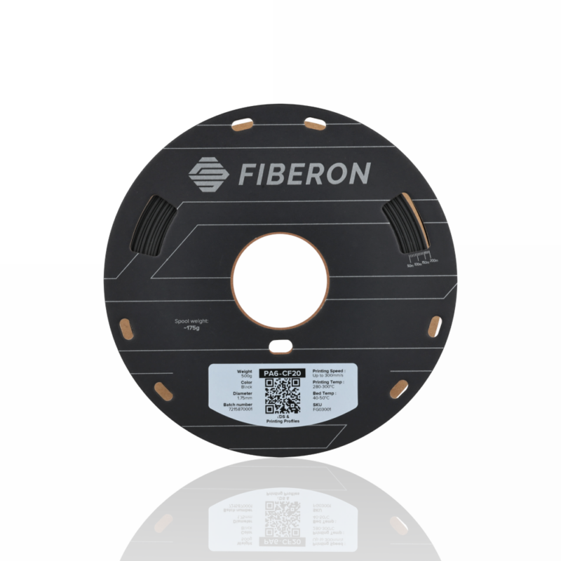 Fiberon™ PA6-CF20 1.75 500g - Black - Polymaker - Image 4