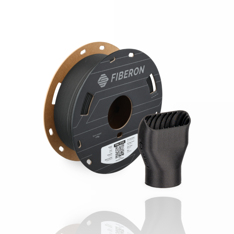 Fiberon™ PA6-CF20 1.75 500g - Black - Polymaker - Image 2