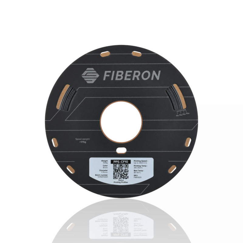 Fiberon™ PPS-CF10 1.75 500g - Black - Polymaker - Image 4