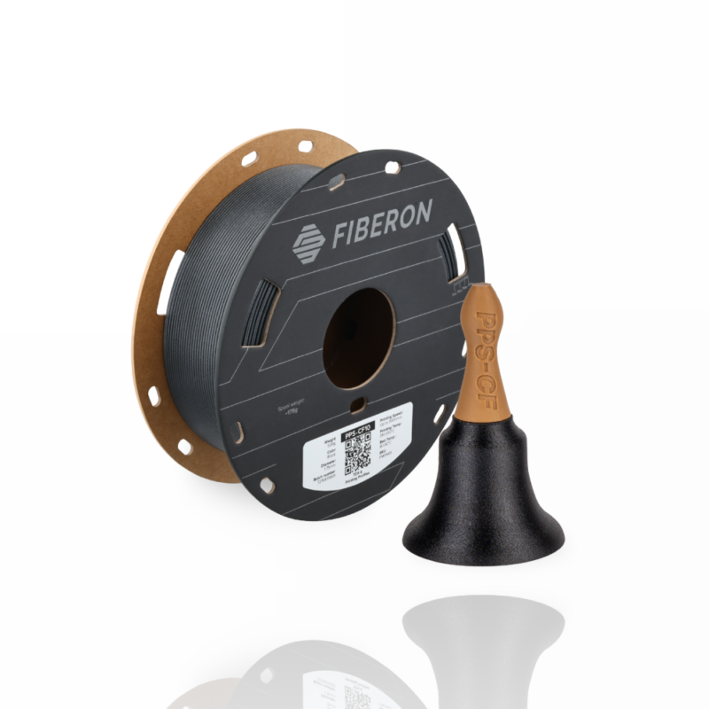 Fiberon™ PPS-CF10 1.75 500g - Black - Polymaker - Image 5