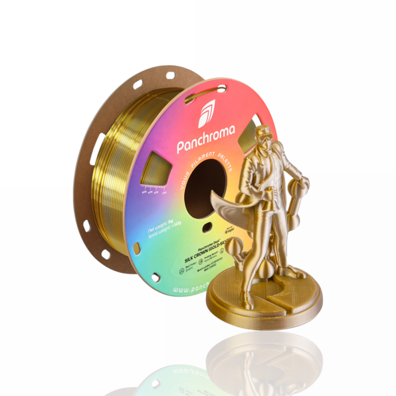 Panchroma™ PLA Dual Silk 1kg Crown (Gold-Silver) - Polymaker - Image 3