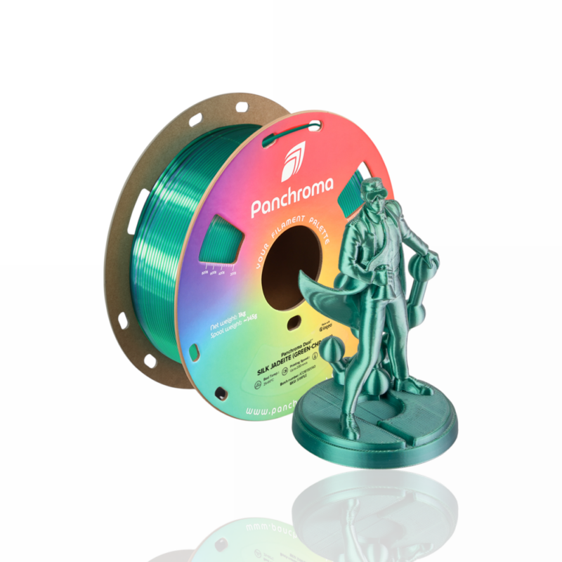 Panchroma™ PLA Dual Silk 1kg Jadeite (Gold-Chrome) - Polymaker - Image 3