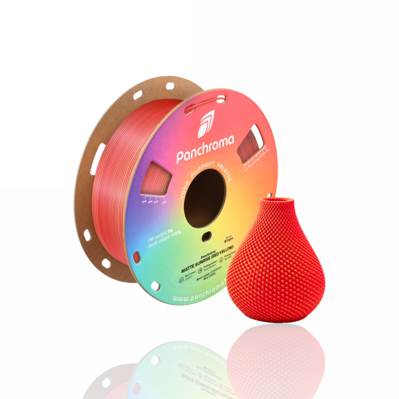 Panchroma™ PLA Dual Matte 1kg Sunrise (Red-Yellow) - Polymaker - Image 2