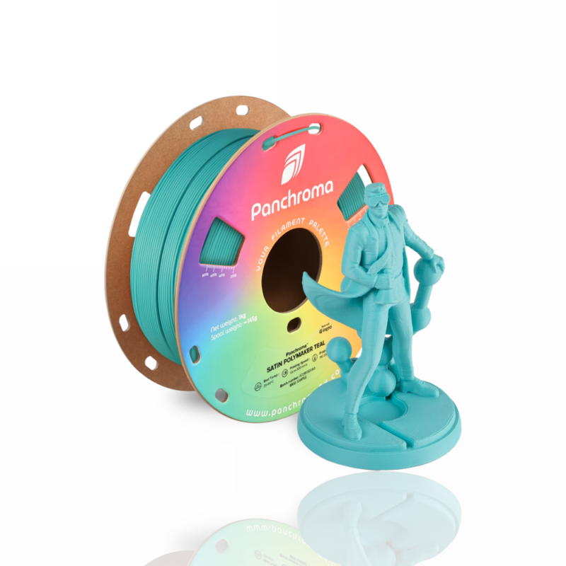 Panchroma™ PLA Satin 1kg Polymaker Teal - Polymaker - Image 2