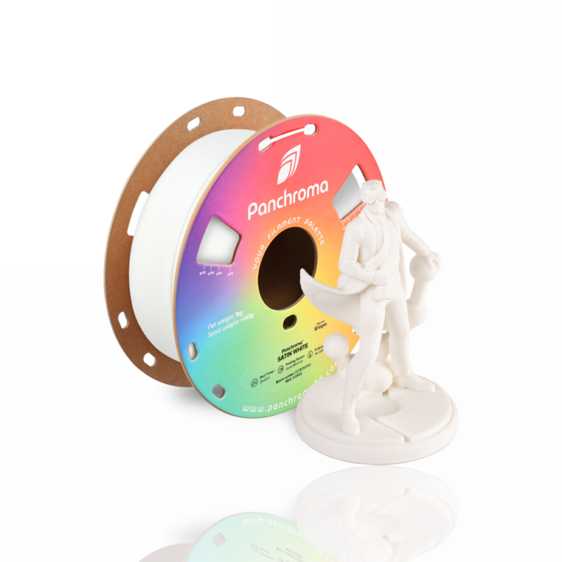Panchroma™ PLA Satin 1kg White - Polymaker - Image 2