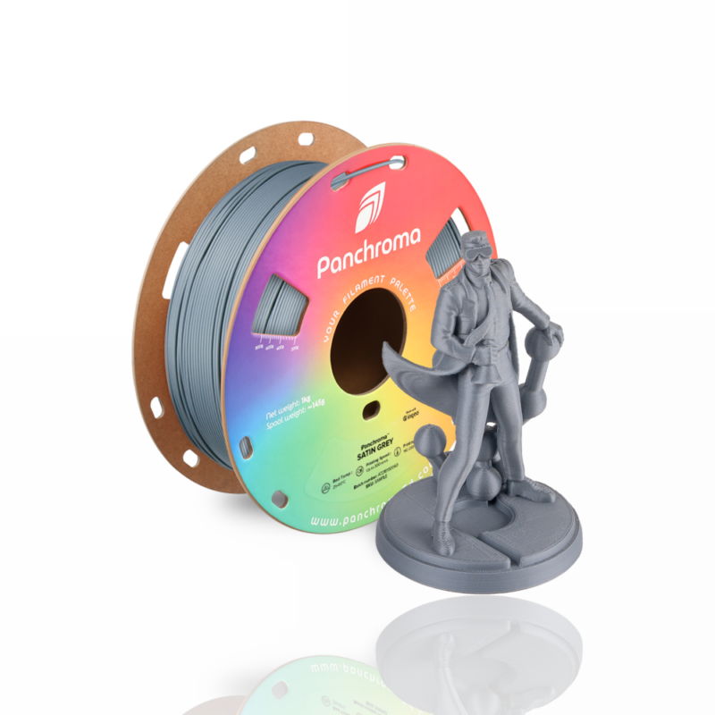 Panchroma™ PLA Satin 1kg Grey - Polymaker - Image 2