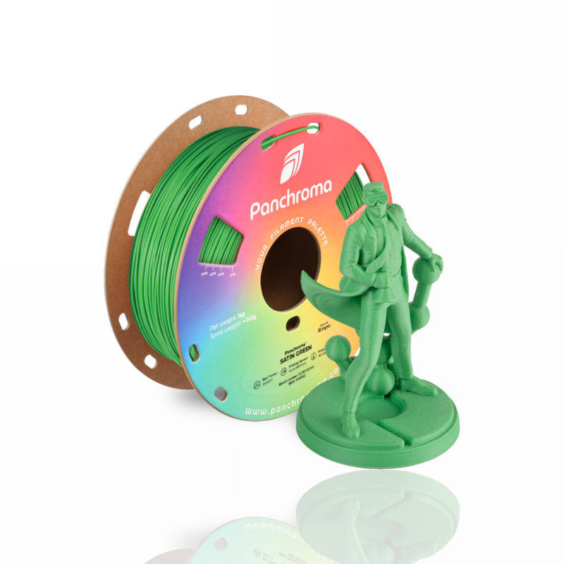 Panchroma™ PLA Satin 1kg Green - Polymaker - Image 2