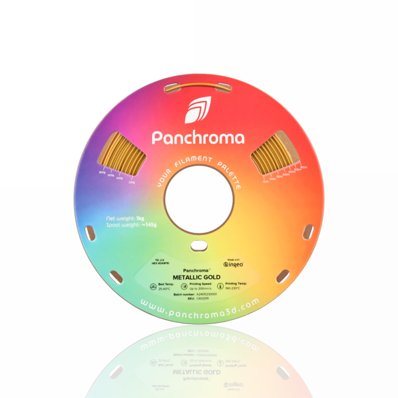Panchroma™ PLA Metallic 1Kg Gold - Polymaker - Image 5