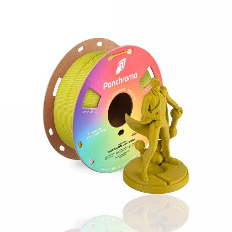 Panchroma™ PLA Matte Army 1Kg Light Green - Polymaker - Image 3