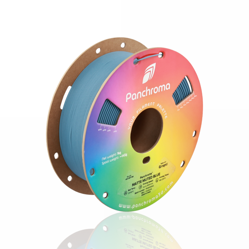Panchroma™ PLA Matte Muted 1Kg Blue - Polymaker - Image 4