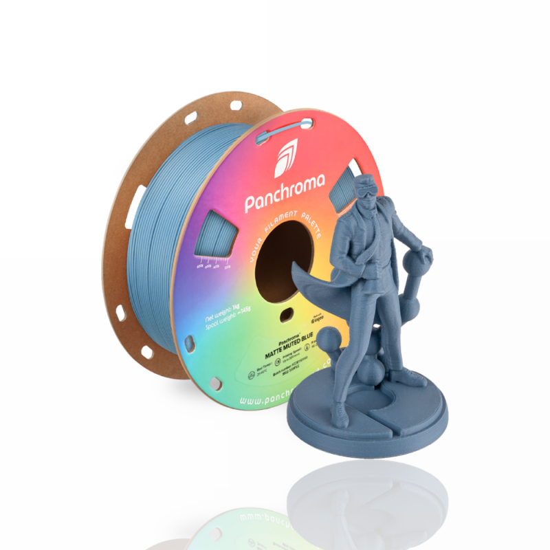 Panchroma™ PLA Matte Muted 1Kg Blue - Polymaker - Image 5