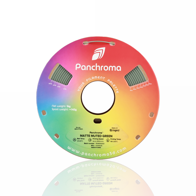 Panchroma™ PLA Matte Muted 1Kg Green - Polymaker - Image 5