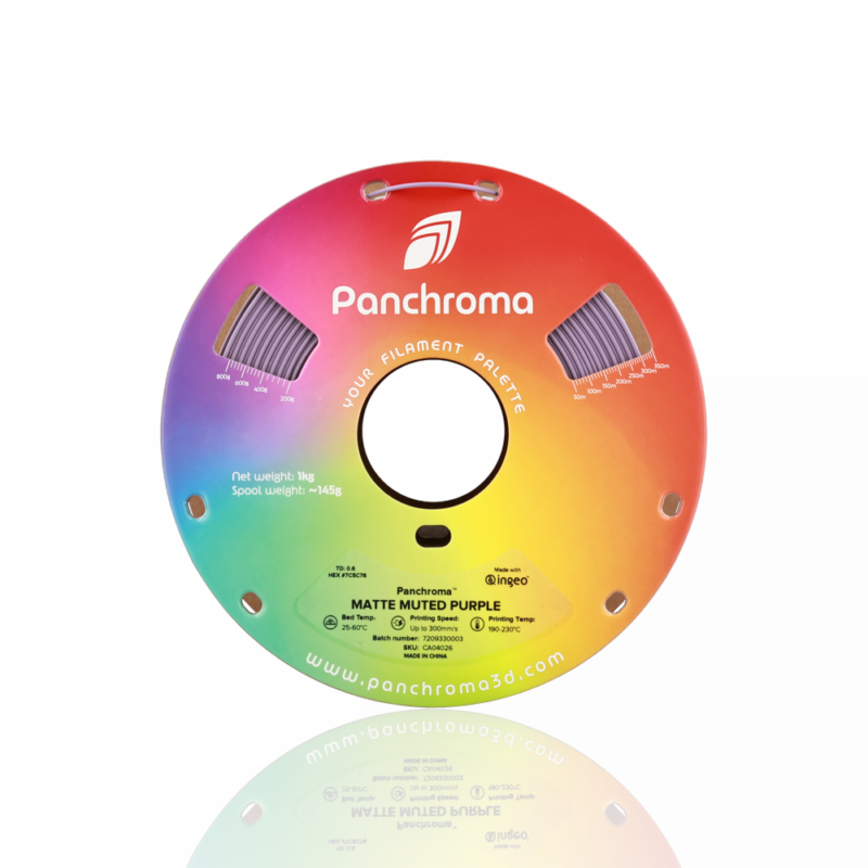 Panchroma™ PLA Matte Muted 1Kg Purple - Polymaker - Image 5